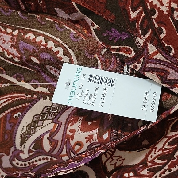 Paisley Top - NWT - Picture 5 of 5